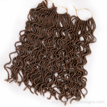 Faux Locs 20 Inch 85 g/pack,24 strands/pack Synthetic Braiding Hair extensions Crochet Braid hair Body Wave curly
